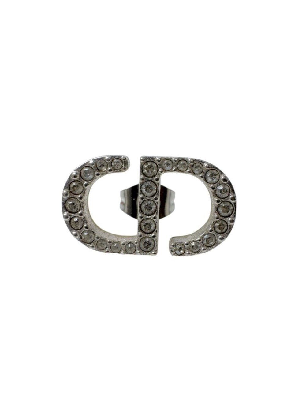Dior Stud Single Earrings Rhinestone